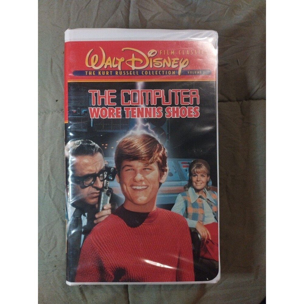 Disney The Computer Wore Tennis Shoes, VHS, 2000, Kurt Russell Collection